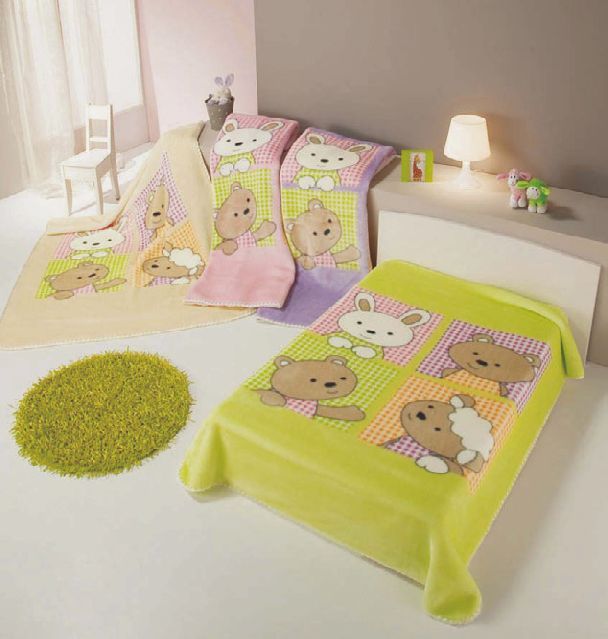 6340 110x140 34 green zelená deka 3368