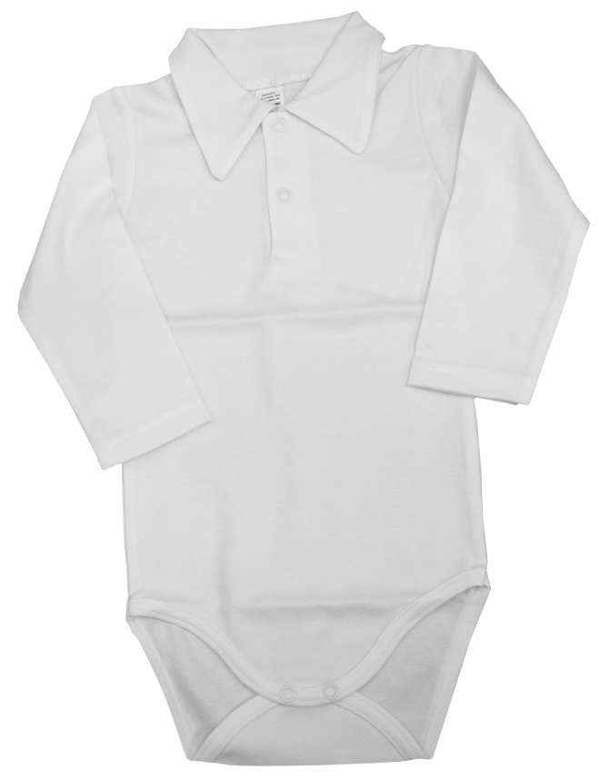 Body dlhý rukáv RB 735 white biela slávnostné Millo 68 3456