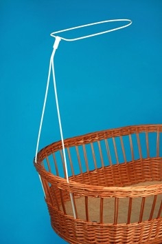 Stojan na baldachýn prútený košík 3538