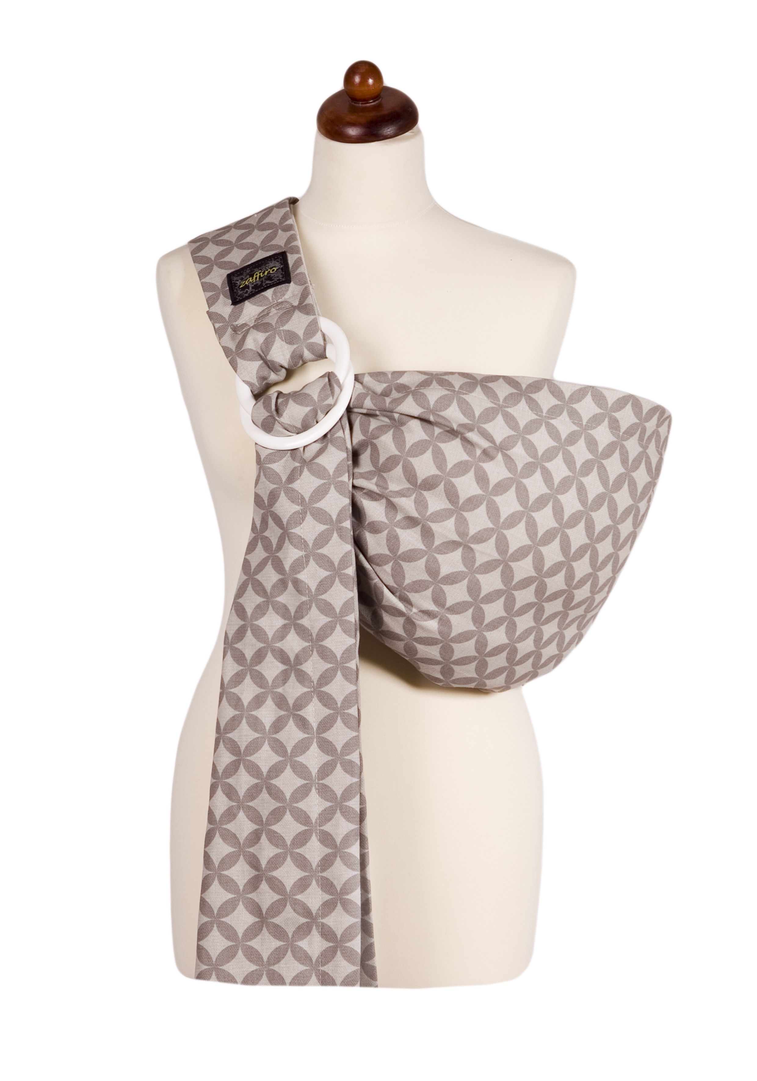 Šatka HUG ME na nosenie od 3,5 do 13kg N16 beige béžovo šedá 361