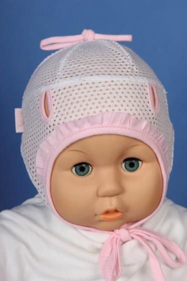 Čiapka L-Cz038 viazanie pink ružová 36 38 40 42 44 3842