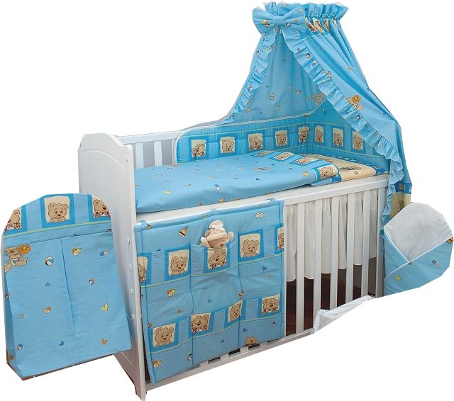 PS 1+1 90x130 40x60 BA potlač blue modrá g macko 004 4008