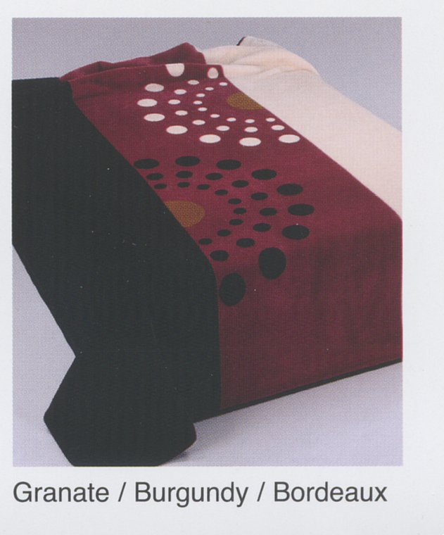 227 220x240 burgundy bordová deka 4044