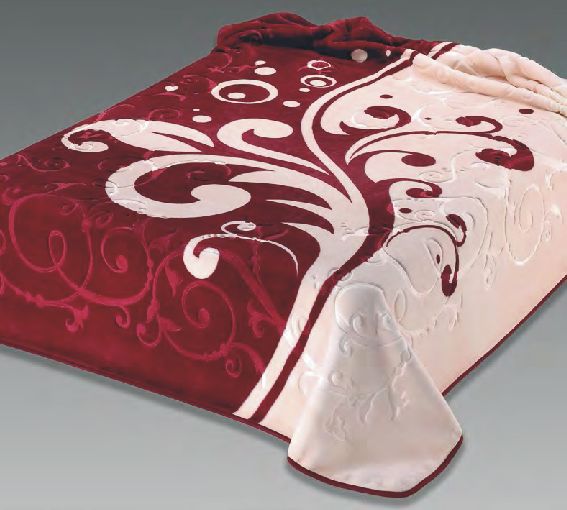 226 220x240 burgundy bordová deka 4050