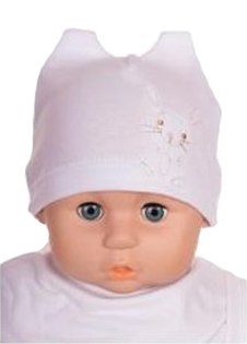 Čiapka Cr-Cz037 Zajko white biela 34 36 38 40 42 4053