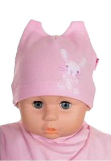 Čiapka Cr-Cz037 Zajko pink ružová 34 36 38 40 42 4060