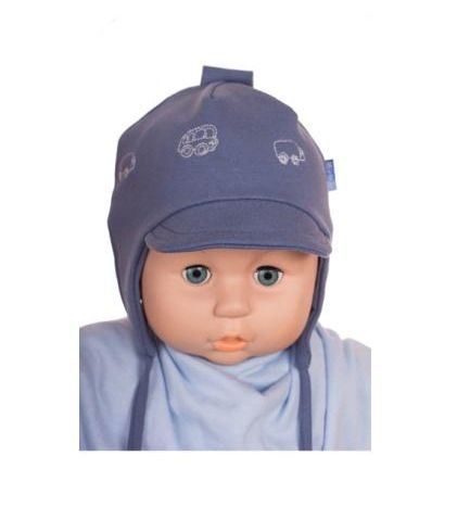 Čiapka WJ-Cz131 viazanie Drozd blue modrá 36 38 40 42 44 4074