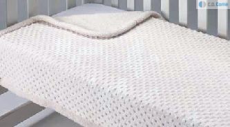 043 sherpa 80x110 10 white biela bíla dvoj deka 626 2335