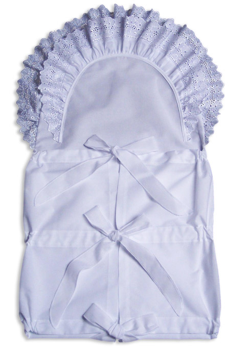 Zavinovačka 37/U biela volán štvorec 4201