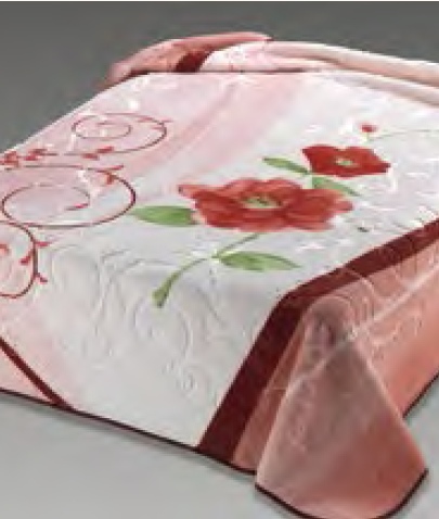 235 220x240 pink ružová deka 4255