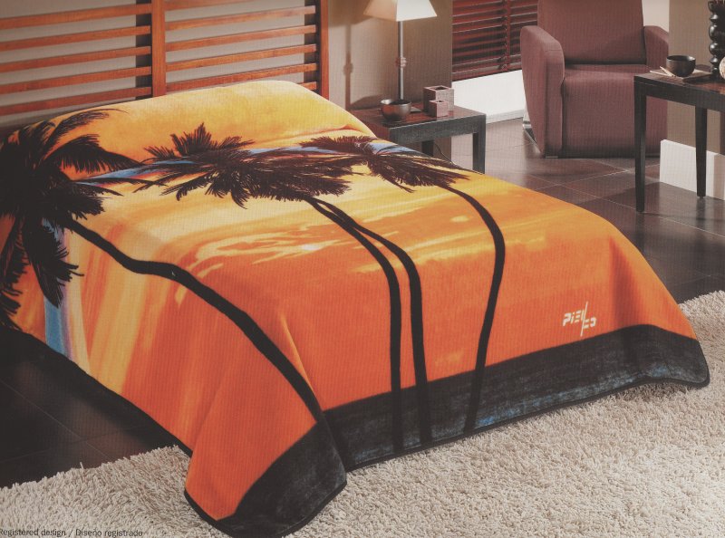 5180 220x240 07 orange oranžová deka 4291