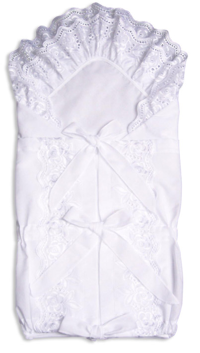 Zavinovačka  37/X  štvorec biela volán 2x 4426