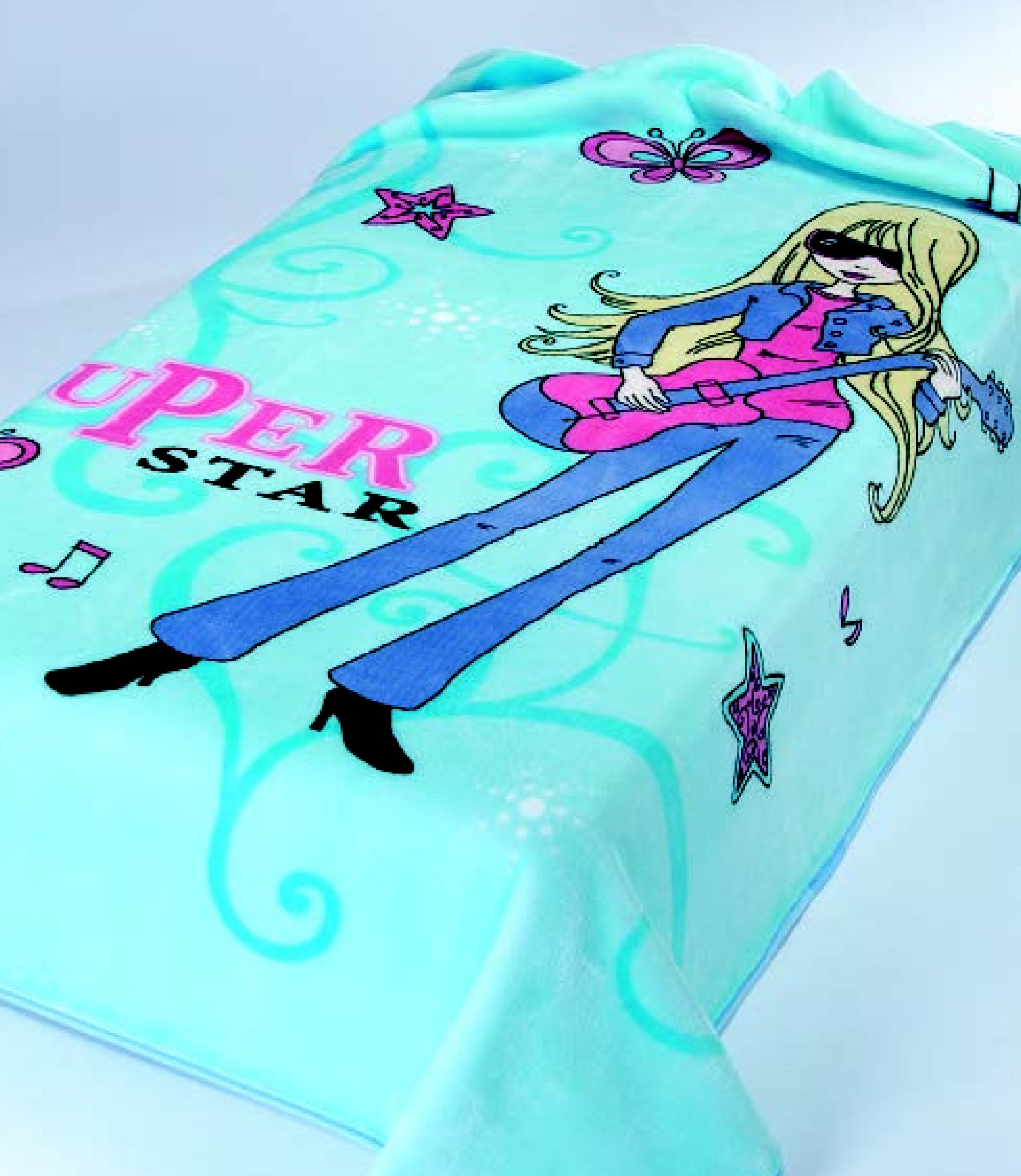 230 160x220 blue modrá deky 3862