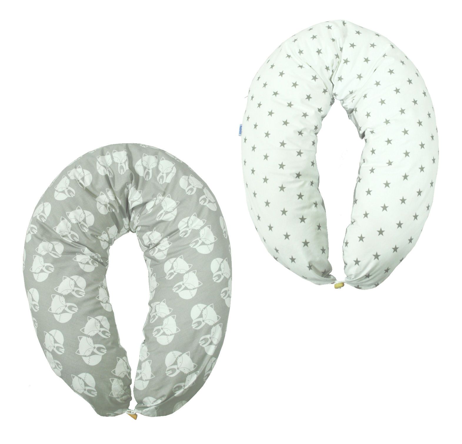 Podkova veľká 200 cm BB grey šedá líška rub hviezdičky 4560