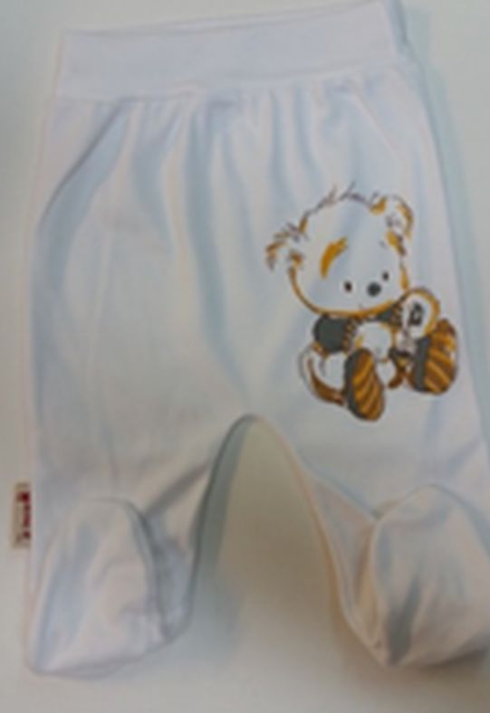 Polodupačky HX potlač white biela macko 62 4615