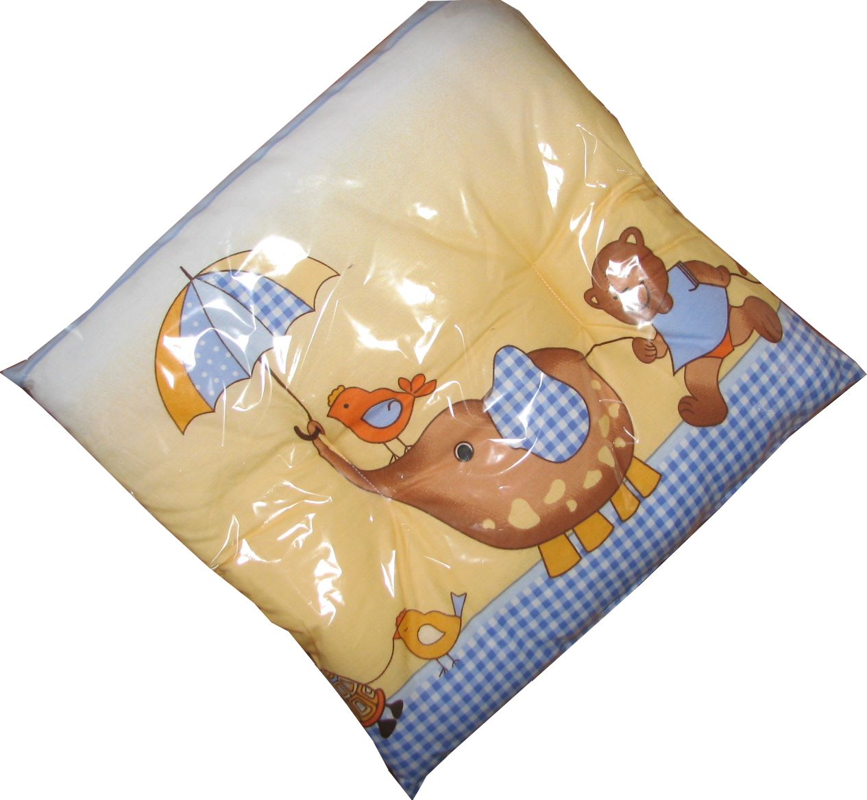 Vankúš 40x40 bavlna potlač sedátko na stoličku blue modrá 4698