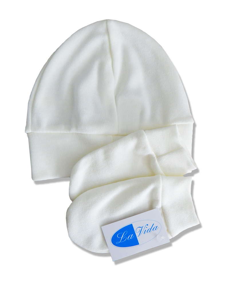 Čiapka a rukavice BA beige béžová veľ. 36-38 4781