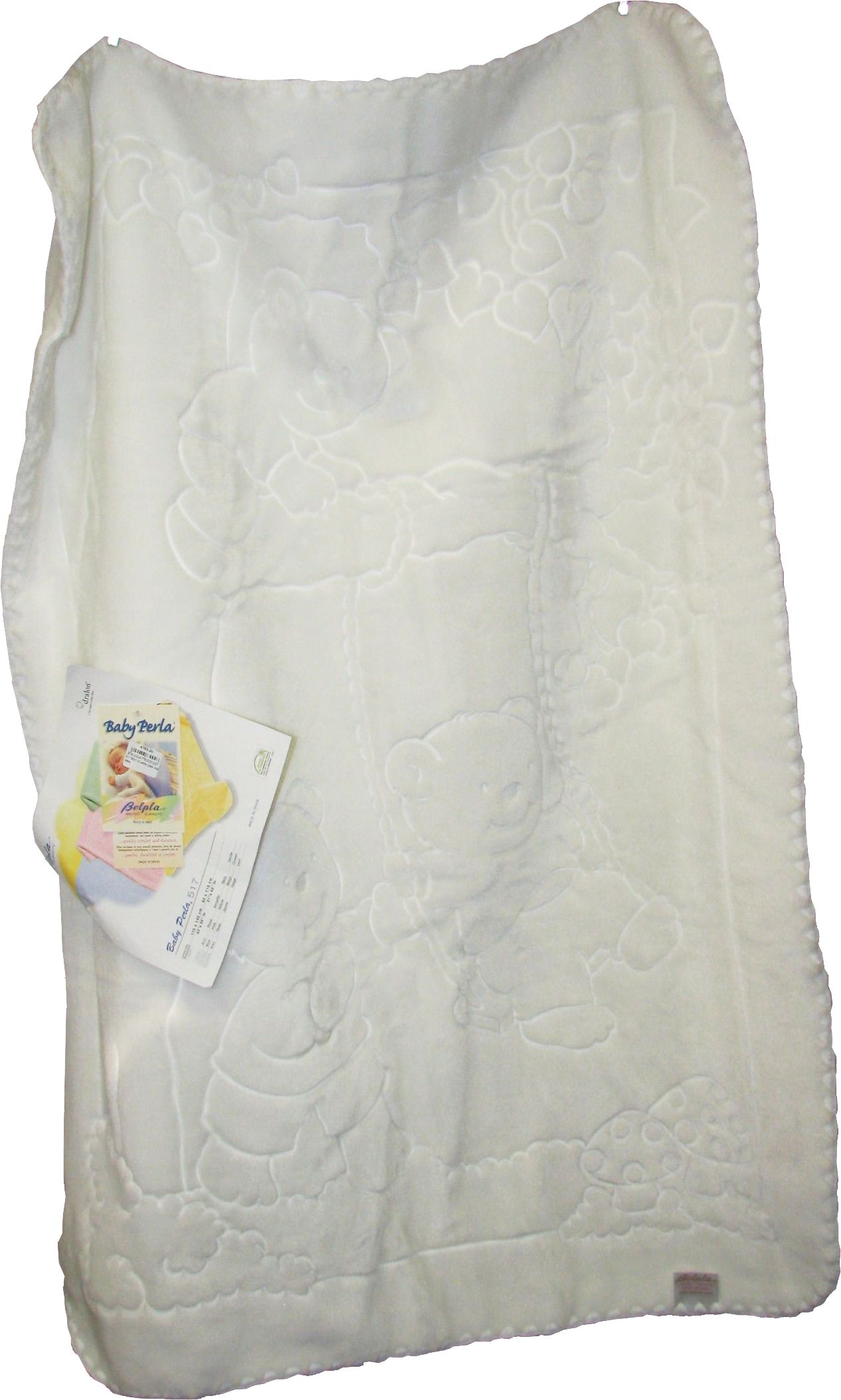 517 80x110 white biela bíla deka 4783