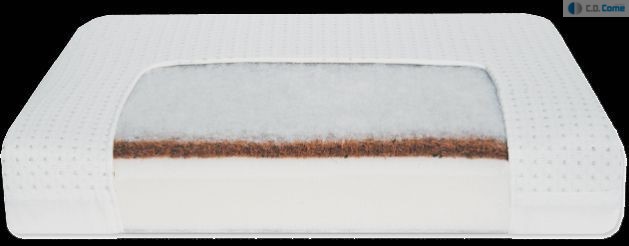 Matrac Molitanko Top 120x60x7,5 kokos Jacus Komfort obal biely 4794