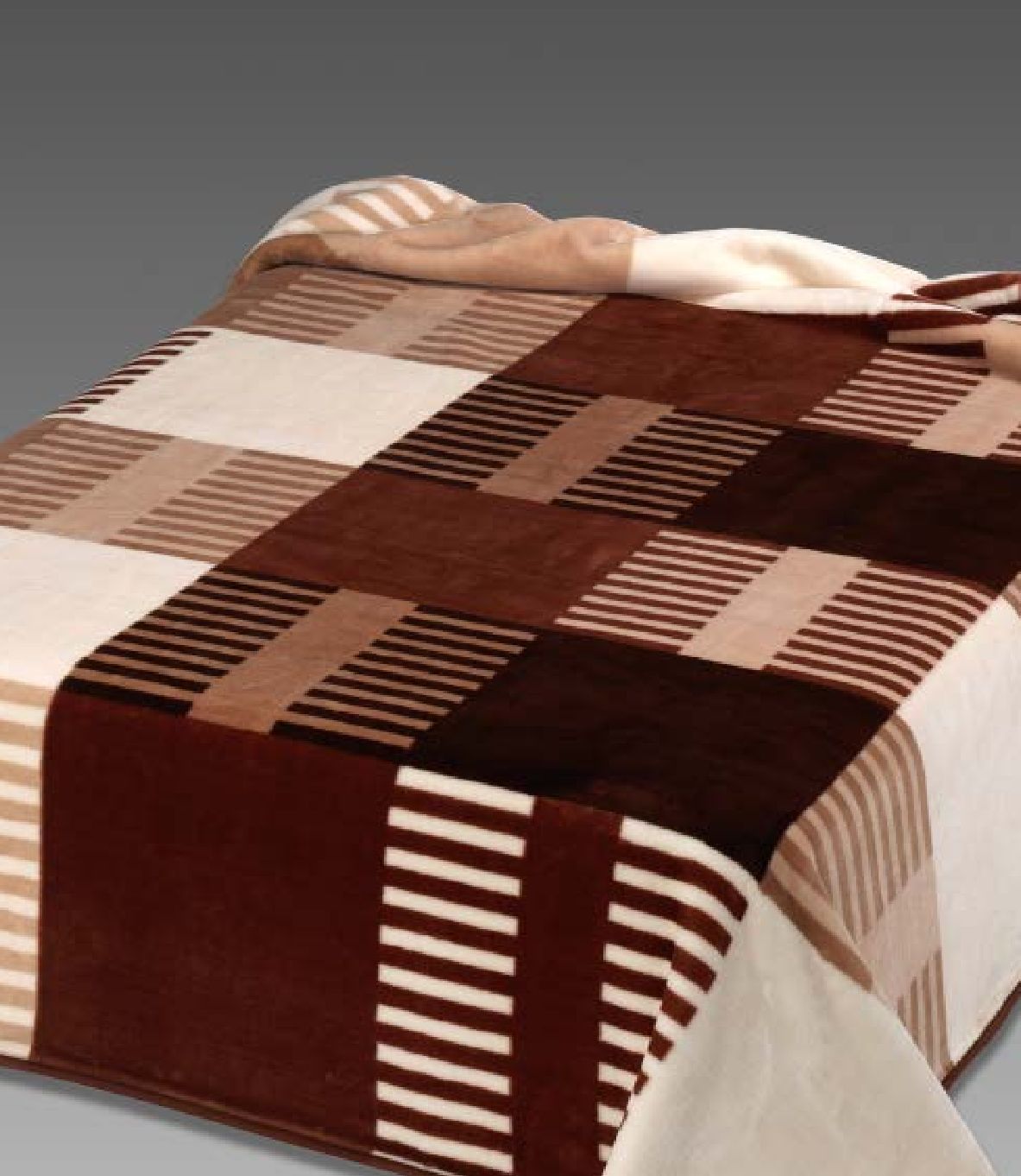 260 220x240 brown hnedá deka 4806