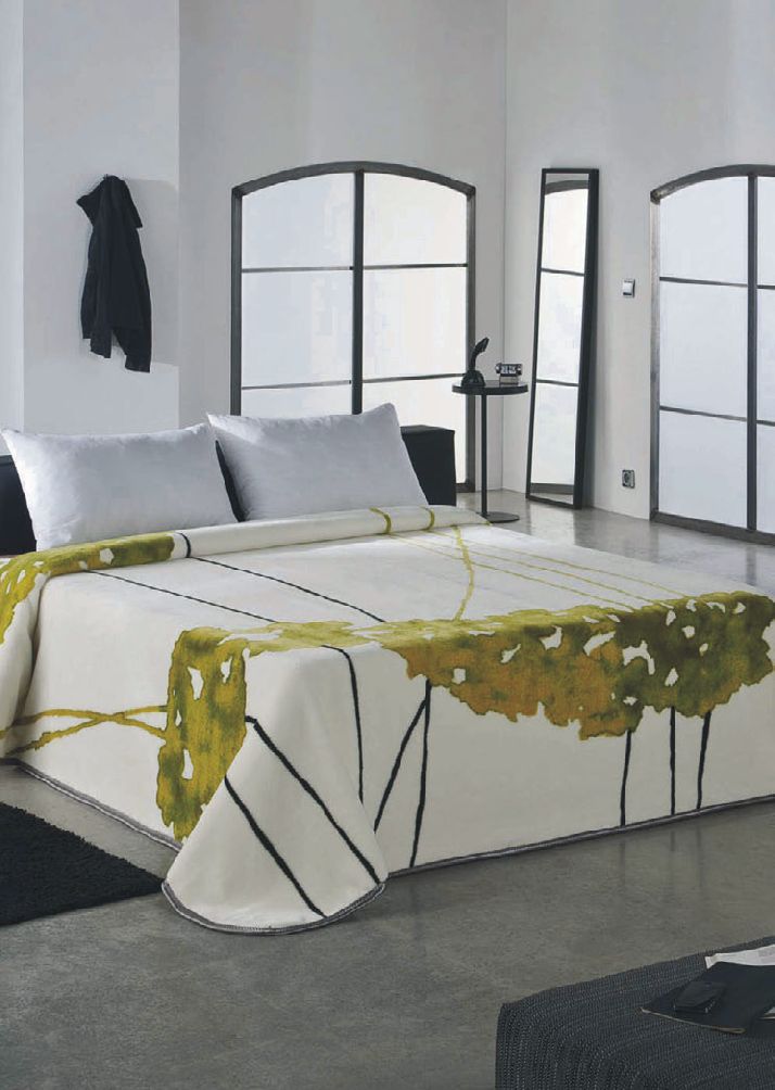 9358 minimalista 220x240 03 green zelená deka 4917