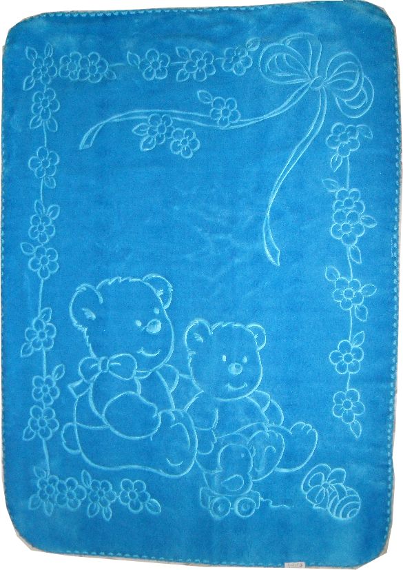 517 80x110 25 blue modrrá tyrkysová deka 4984