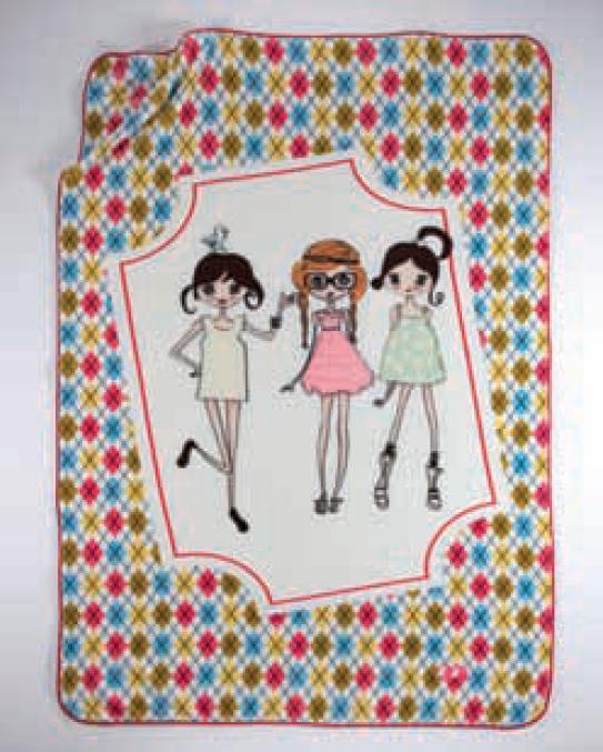 060 Twins 160x220 04 fuxia  fuksia deka 500