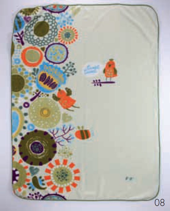 062 Twins 160x220 08 green zelená deka 503