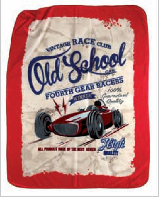 065 Twins 160x220 07 red červená deka 506