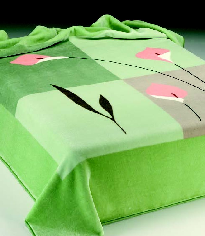 205 220x240 green zelená deka 5103