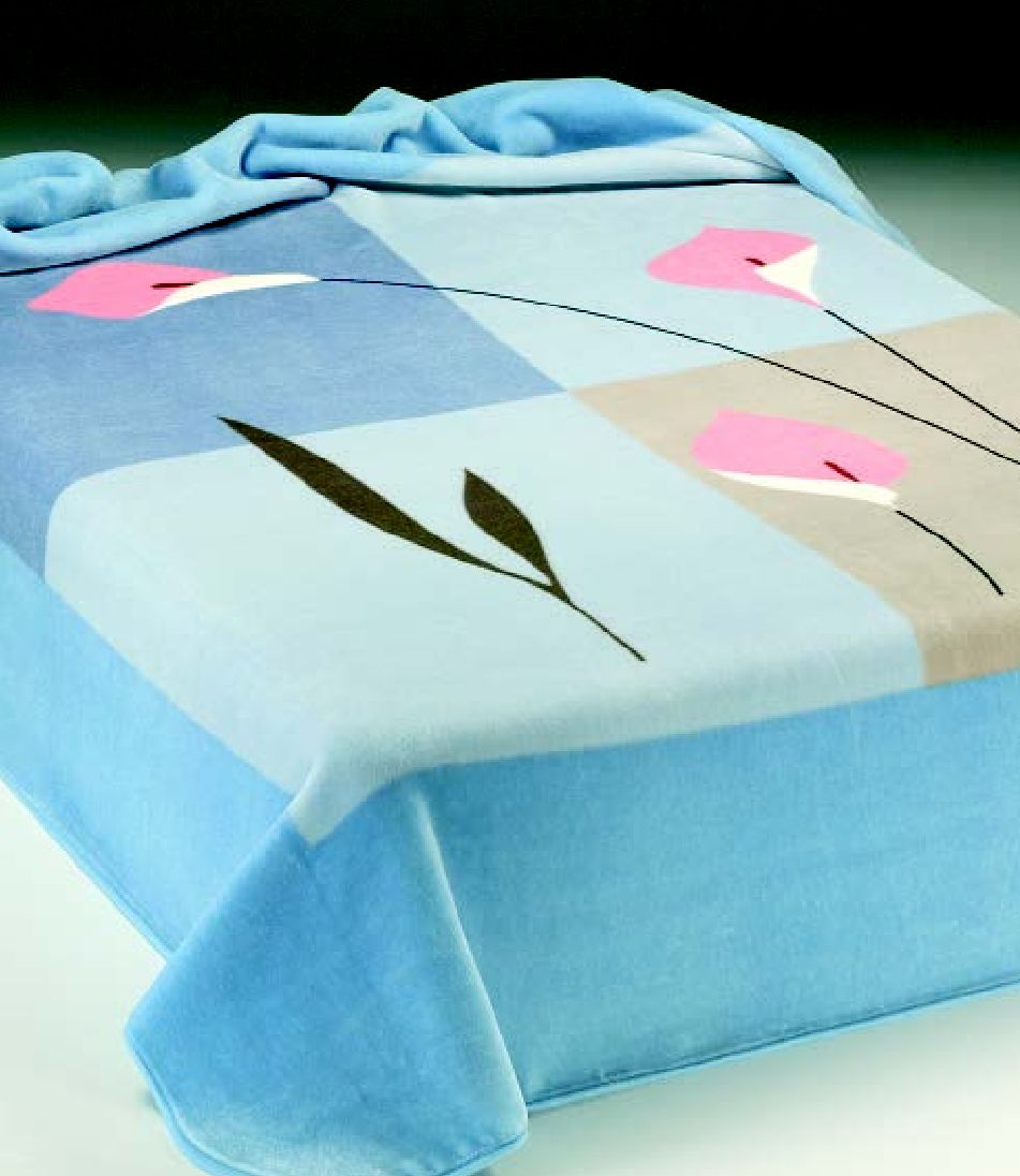 205 220x240 blue modrá deka 5105