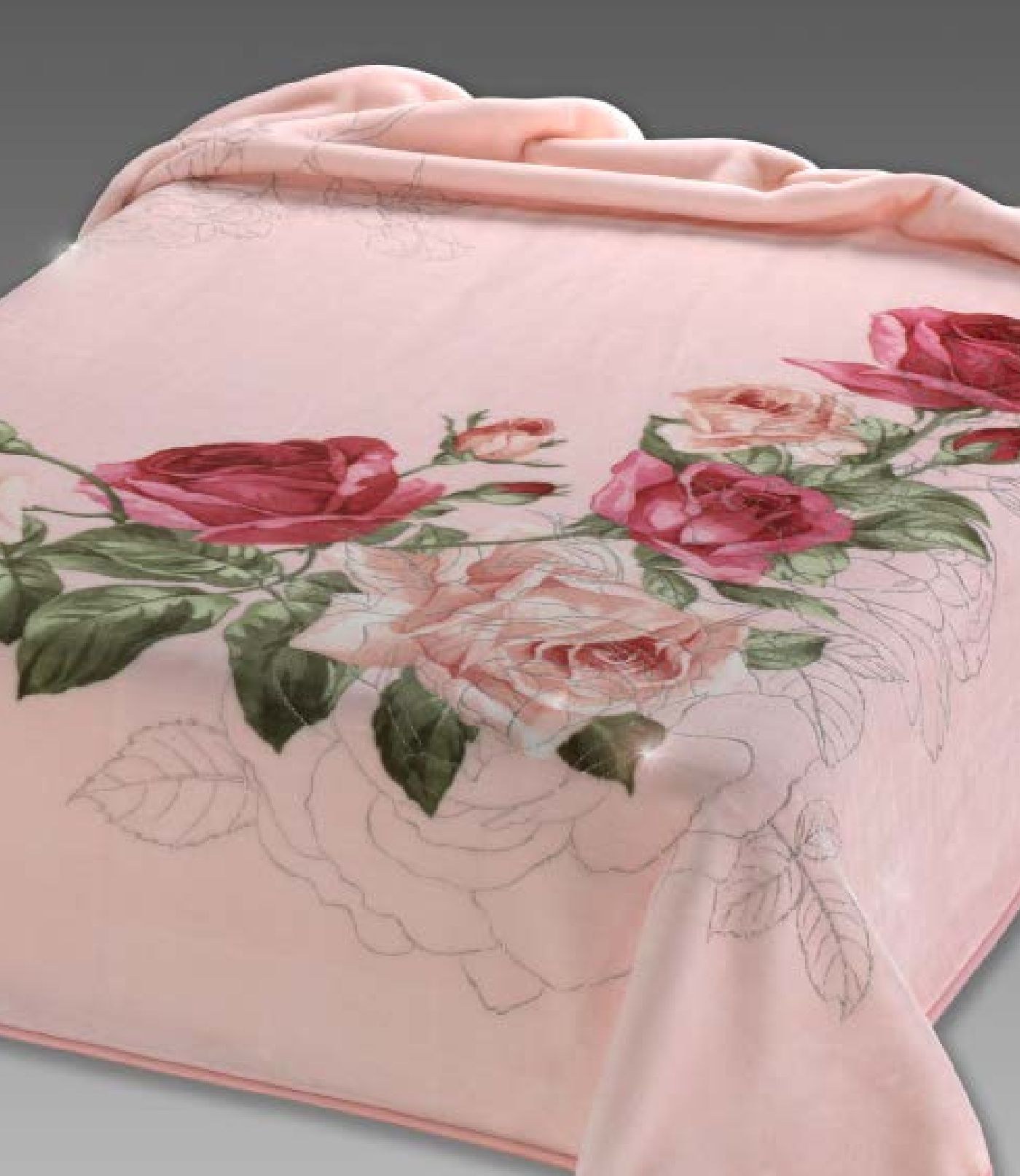 5258 220x240 pink ružová deka 5108