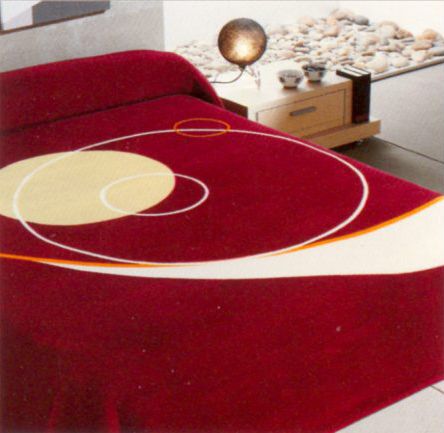 5171 220x240 2 red červená deka 519