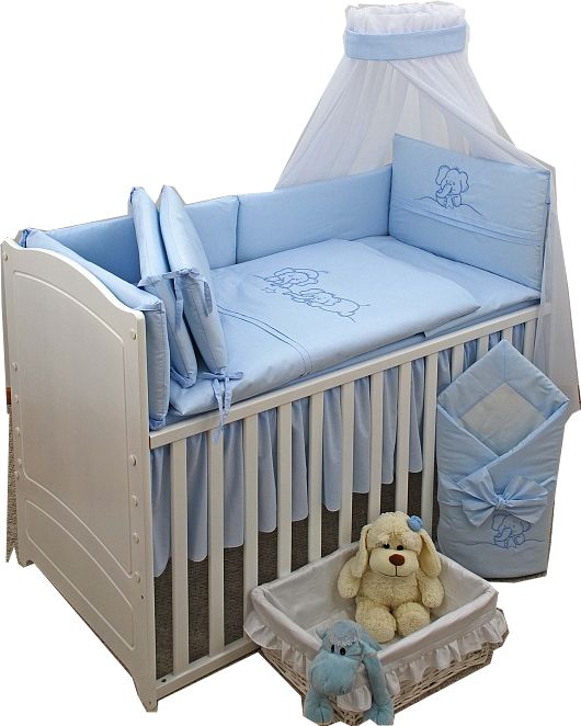 PS 1+1 90x130 40x60 Výš. blue modrá g sloníky 02 5192