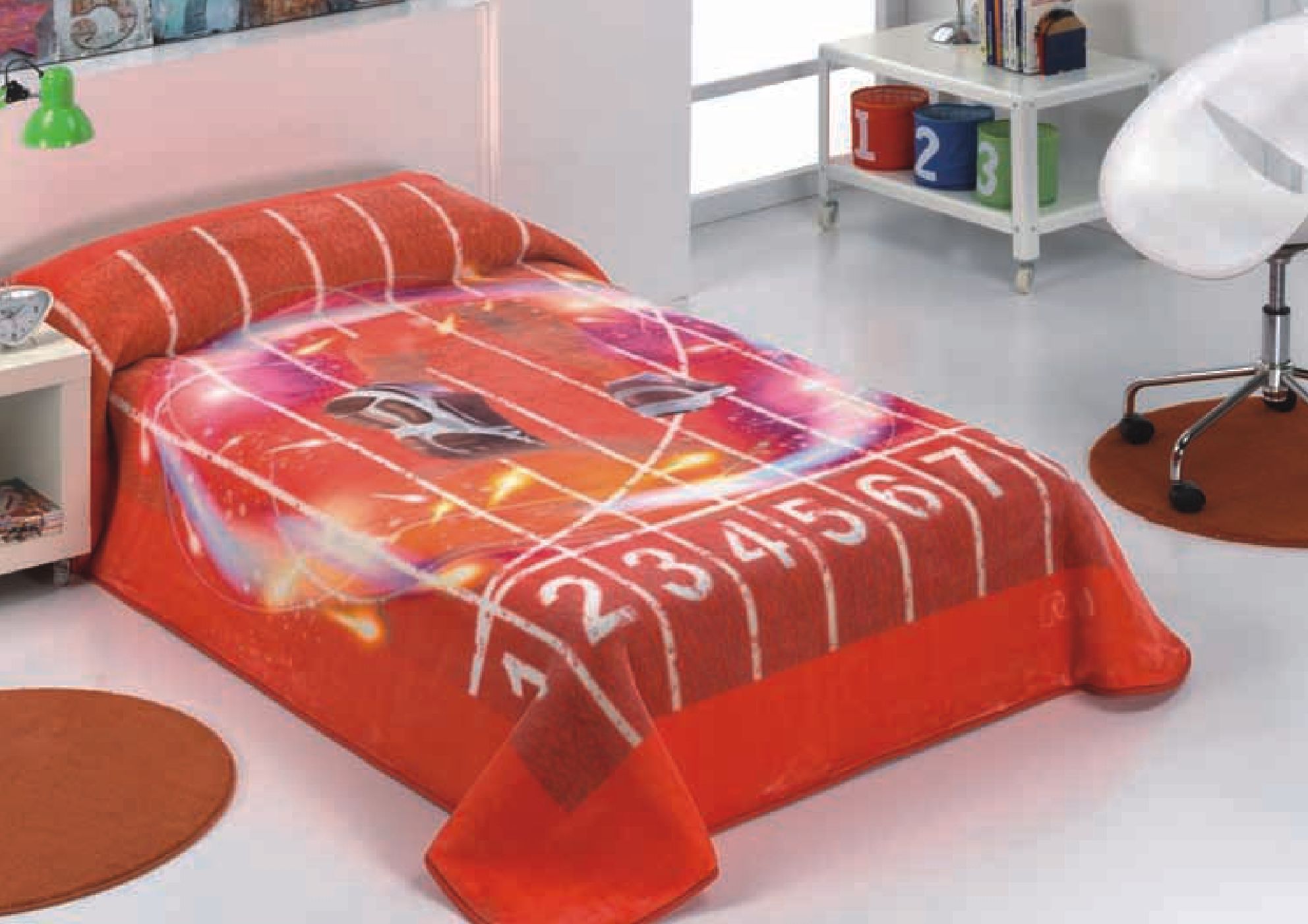 189 twins 160x220 04 red červená deka 5226