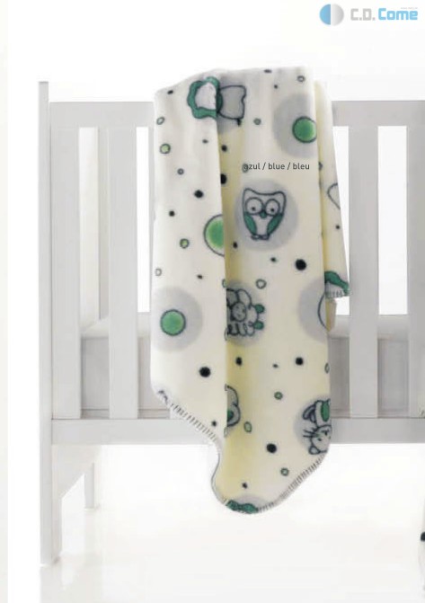 6342 80x110 04 blue modrá deka 5228