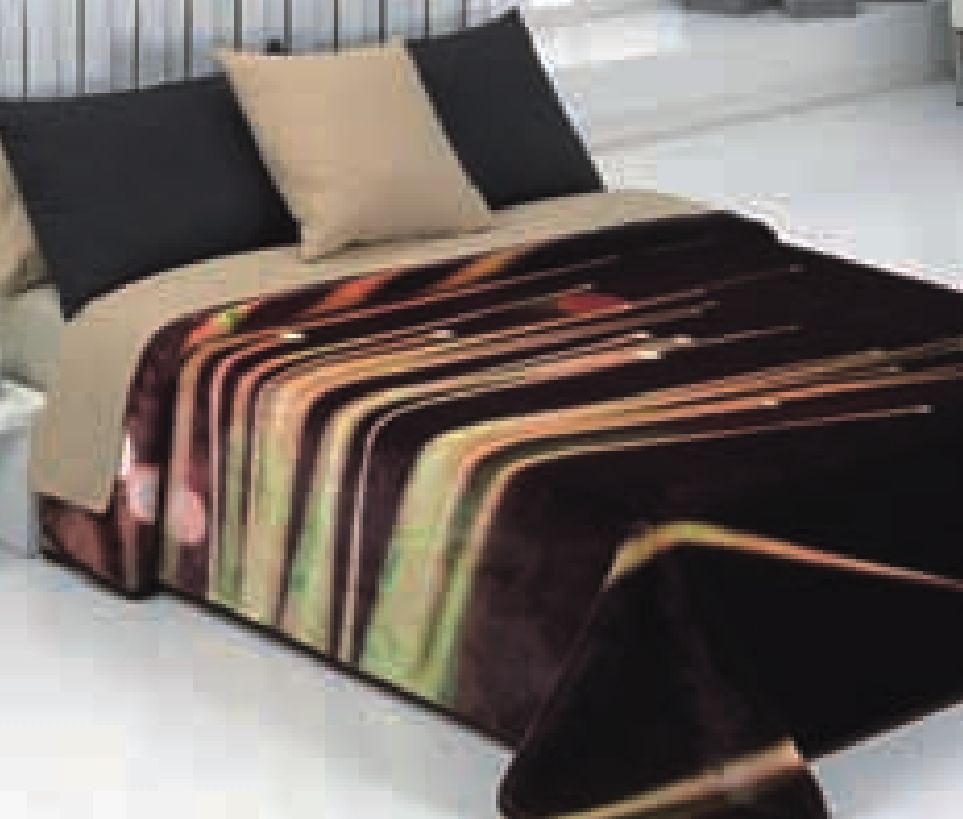 283 silver ion 220x240 33 brown hnedá deka 5267