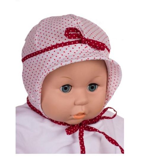 Čiapka L-Cz057 viazanie pink ružová 36 38 40 42 44 5314