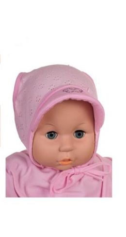 Čiapka L-Cz045 viazanie pink ružová 36 38 40 42 44 5333