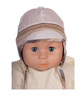 Čiapka L-Cz033 viazanie beige béžová 36 38 40 42 44 5339