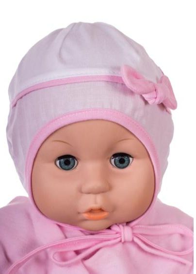 Čiapka L-Cz030 viazanie pink ružová 36 38 40 42 44 5341