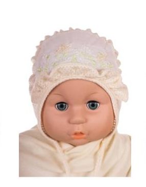 Čiapka L-Cz022 viazanie beige béžová 36 38 40 42 44 5360