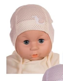 Čiapka L-Cz002 viazanie beige béžová 36 38 40 42 44 5396