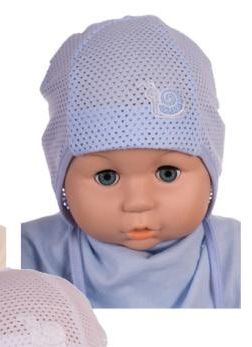 Čiapka L-Cz002 viazanie blue modrá 36 38 40 42 44 5397