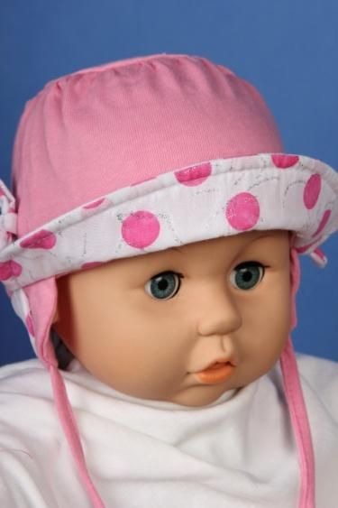 Čiapka L-Cz258 viazanie pink ružová 40 42 44 46 48 5403