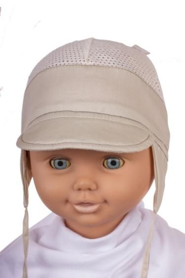 Čiapka L-Cz533 viazanie beige béžová 46 48 50 52 5416