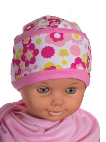 Čiapka L-Cz531 pink ružová 46 48 50 52 5417