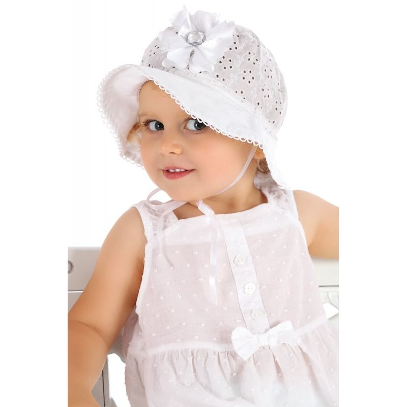 Čiapka L-Cz023g white biela pink ružová 42 44 46 48 5456