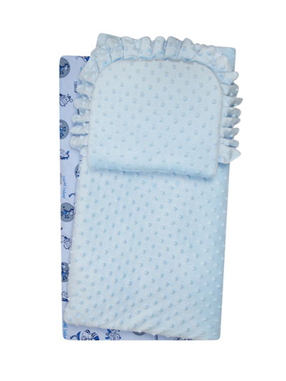 KS 2D 65x75 40x30 deka blue modrá topitos+bavlna 634 5482