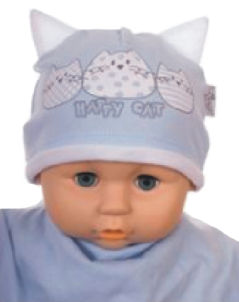 Čiapka Cr-Cz056 Kocúrik blue modrá 34 36 38 40 42 5500